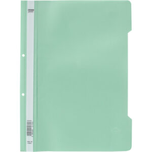 ПВЦ папка с перфорация пастел - тюркоаз, зелен, лавандула, ванилия, праскова, сьомга