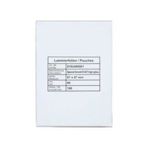 Фолио за ламиниране Monolith 65/95 мм. 80 микрона, 100 бр.