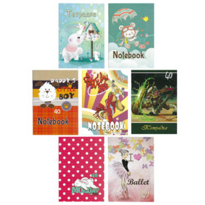 Тетрадка A5 голям квадрат, меки корици, 40 листа, офсет