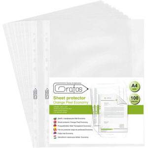 Джоб матиран GrafosEconomy A4 30µm опаковка 100 бр.