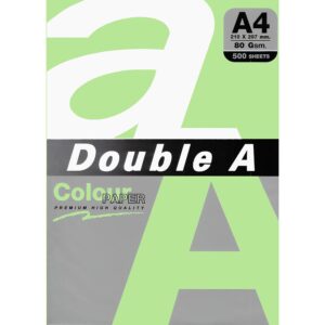 Хартия Double A пастел зелен, син, жълт A4 500 листа