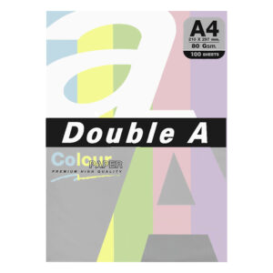 Хартия Double A пастел RAINBOW 3 A4 опаковка 100 броя