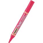 Перманентен маркер Pentel N860 скосен връх, червен, син, зелен, черен