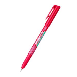 Перманентен маркер Pentel NMF50 0.6 мм. кръгъл връх, червен, син, черен