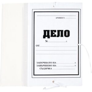 Папка дело Standard бял
