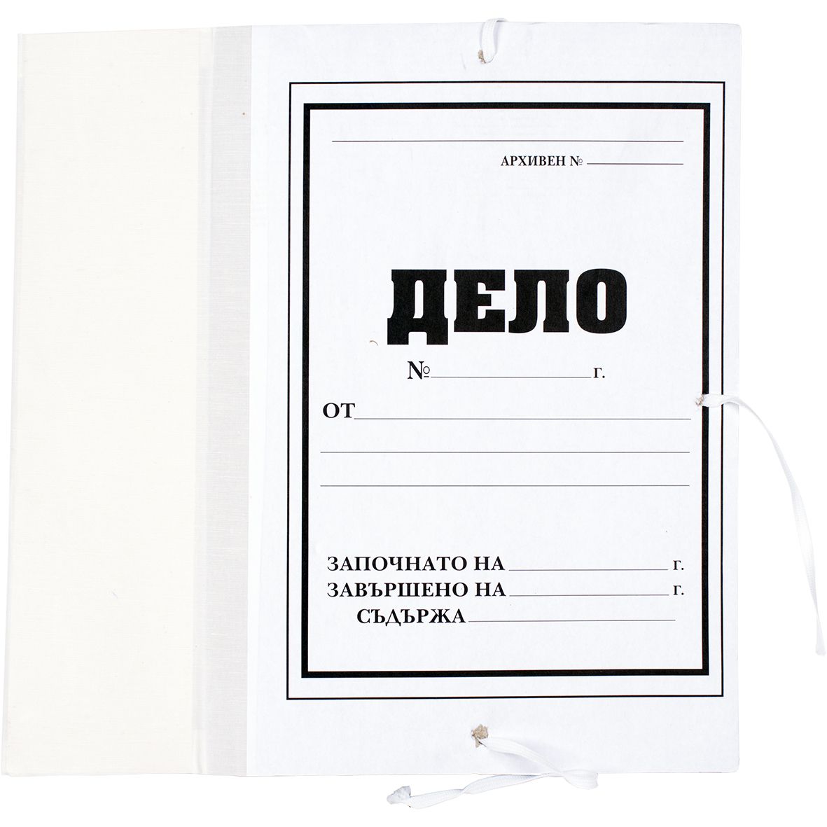 Папка дело Standard бял - Image 1