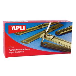 Машинки метални за папка Apli опаковка 50 броя