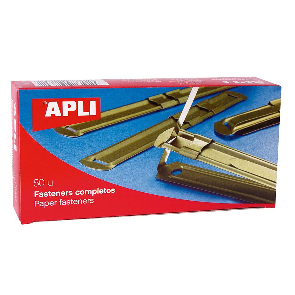Машинки метални за папка Apli опаковка 50 броя - Image 1