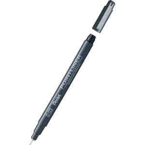 Тънкописец Pentel Pointliner - различни дебелини на писеца