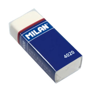 Гумичка MILAN 4020 правоъгълна бяла