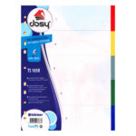 Разделител PVC Exxo A4 5 цвята