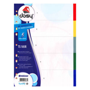 Разделител PVC Exxo A4 5 цвята