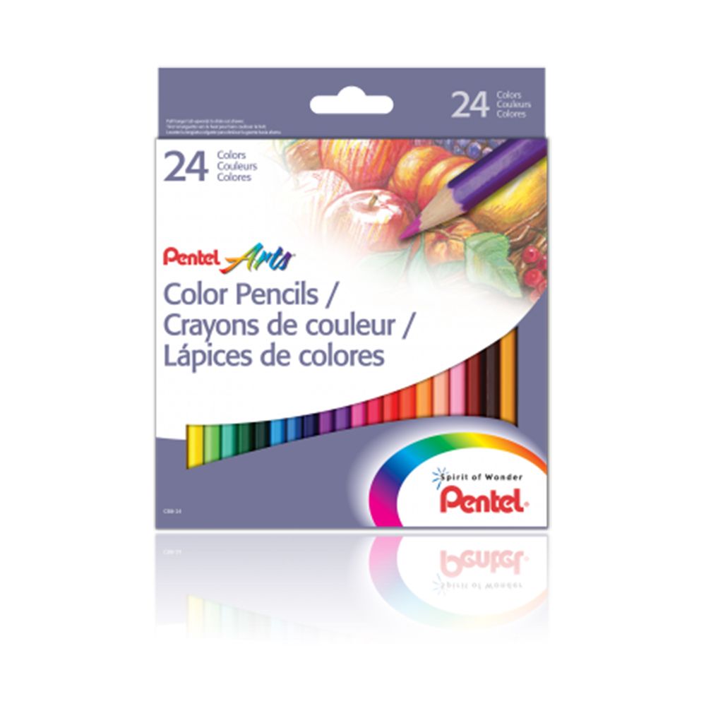 Цветни моливи Pentel Arts 12/24 цвята - Image 1