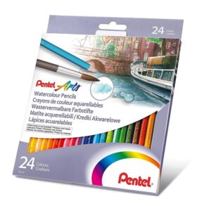 Акварелни цветни моливи Pentel Arts 12/24 цвята