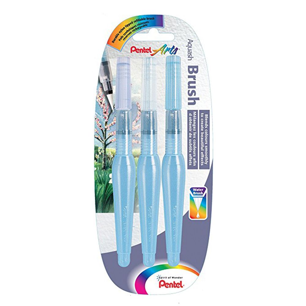 Комплект Pentel четки Aquash triple - 3бр - Image 1