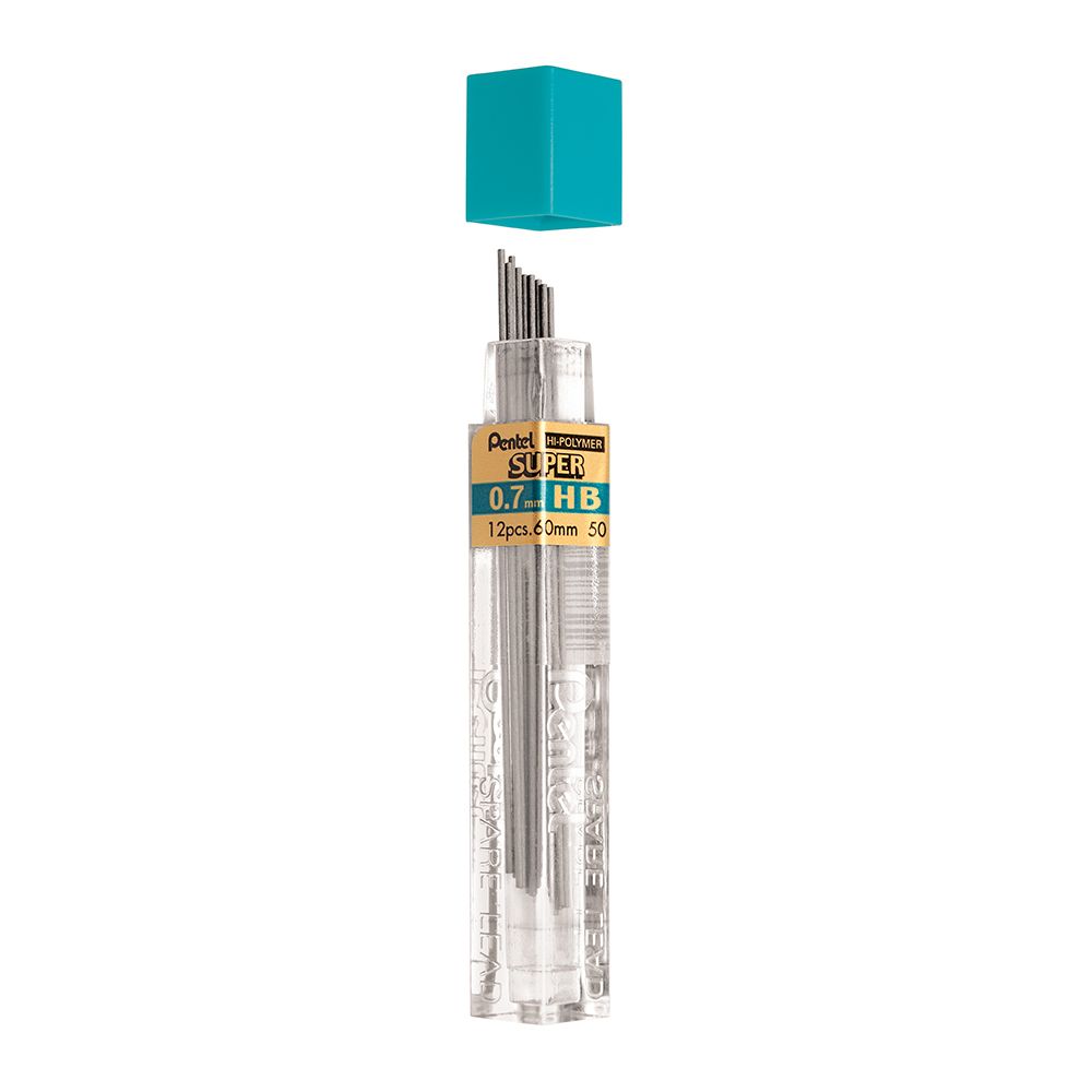Графити Pentel Hi-Polymer HB/B/2B 0.7 мм. опаковка 12 броя - Image 1