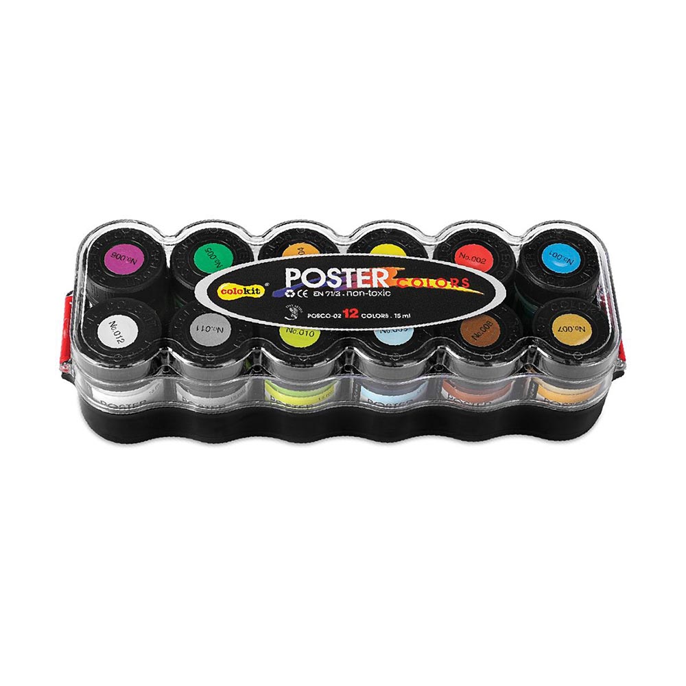 Темперни бои Colokit 12 Цв с бурканче - Image 1