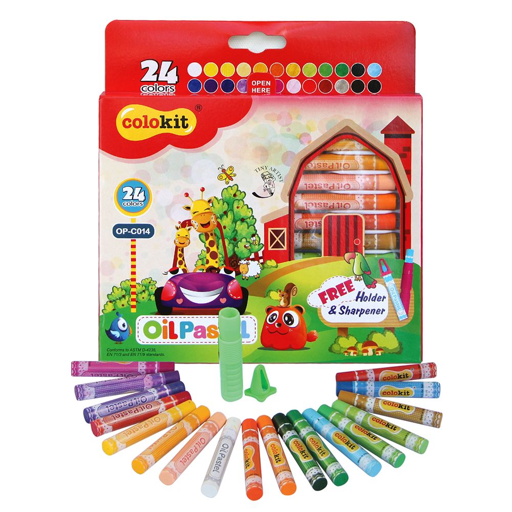 Маслени пастели Colokit OP-C014 - 24 цвята - Image 1