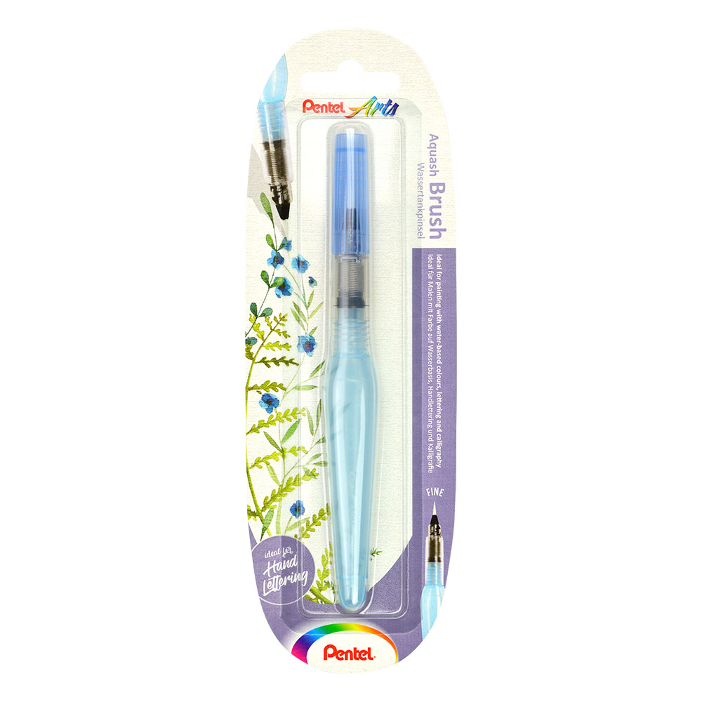 Четка с резервоар Pentel Aquash 1-F кръгла 7 мл. - Image 2
