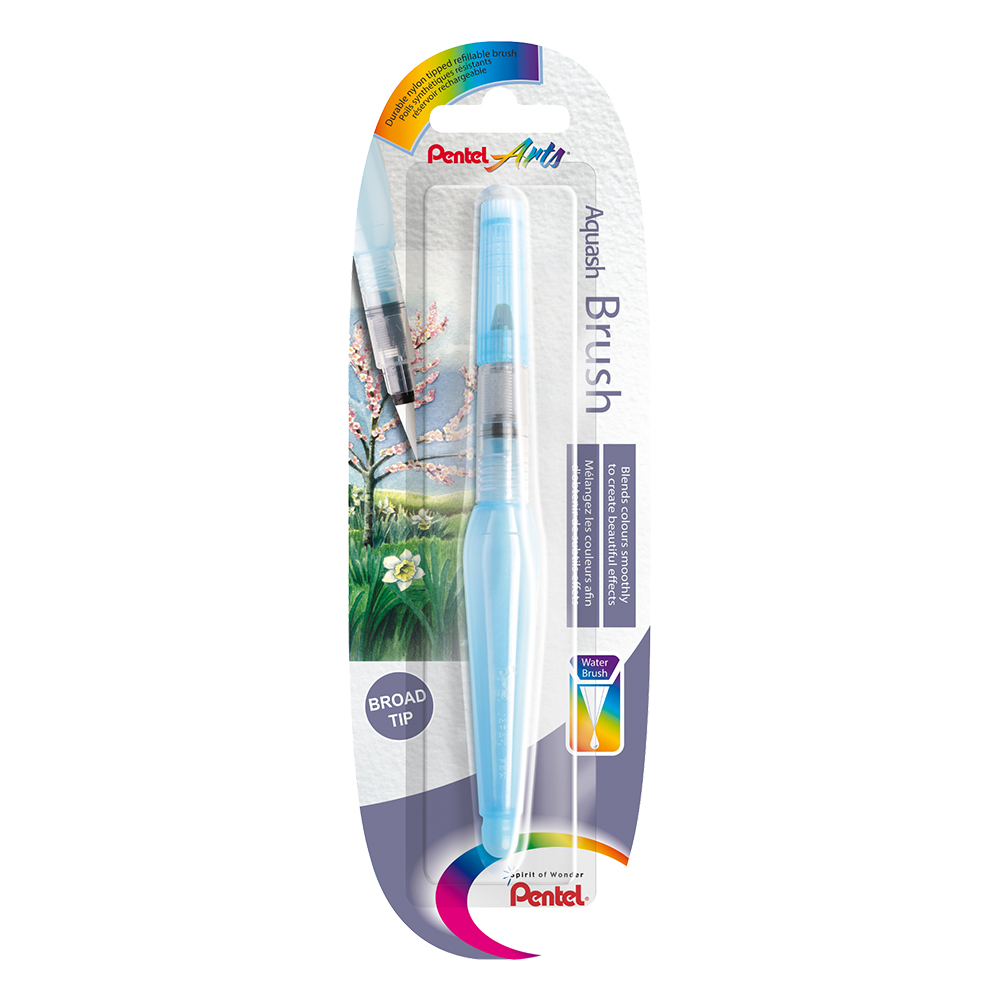 Четка с резервоар Pentel Aquash 1-B обла 7 мл. - Image 2