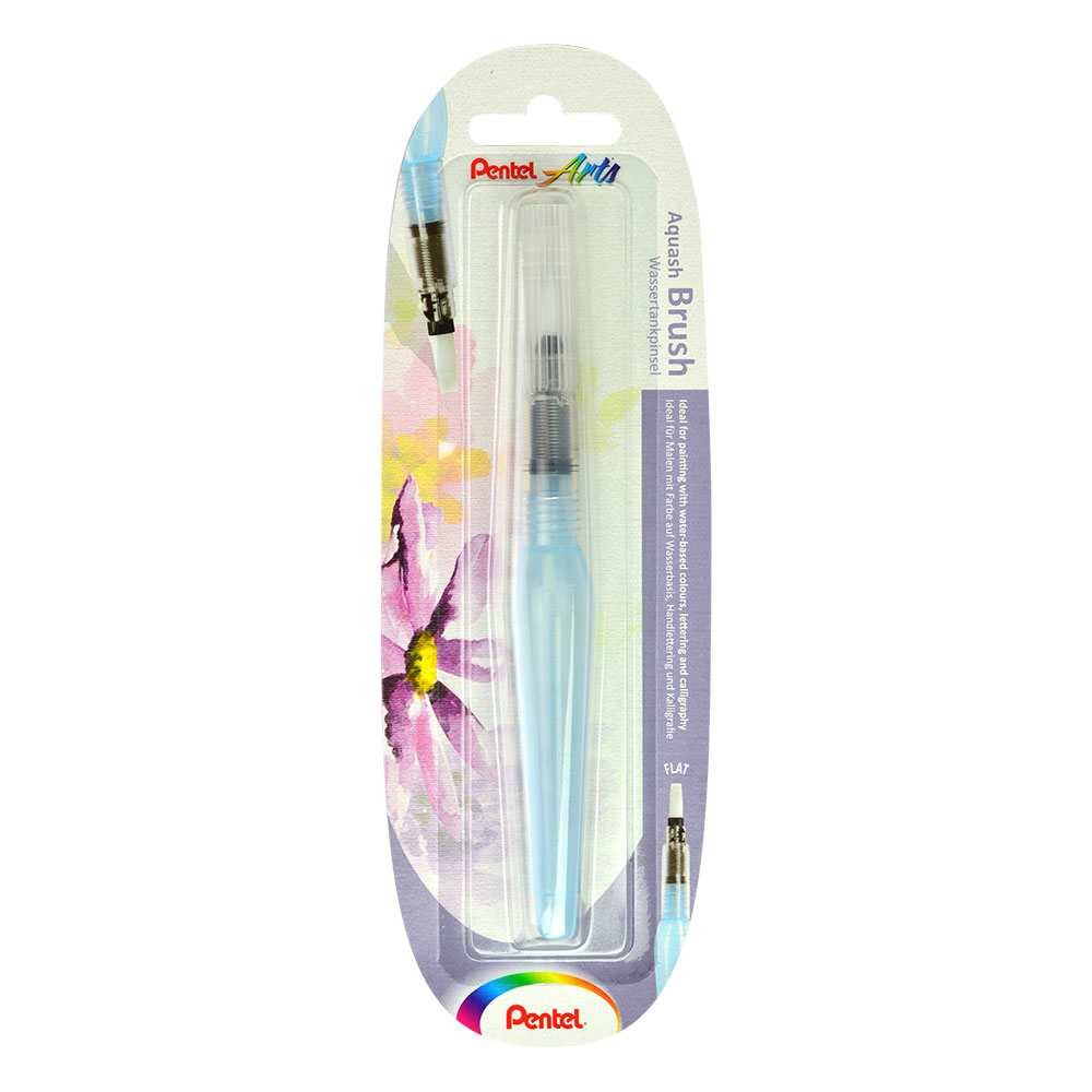 Четка с резервоар Pentel Aquash 1-MH плоска - Image 2