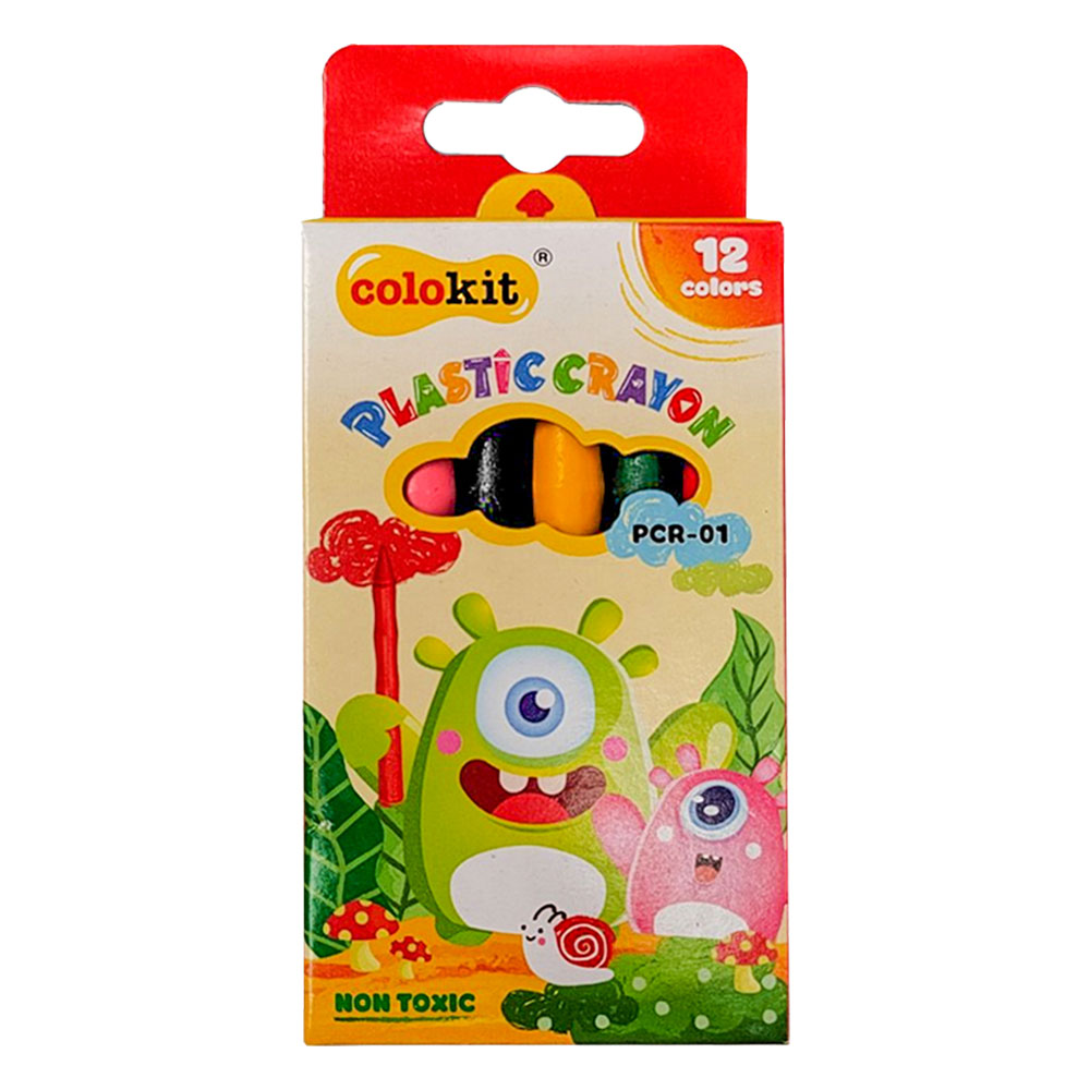 Восъчни пастели Colokit PCR-01 - 12 цвята - Image 1