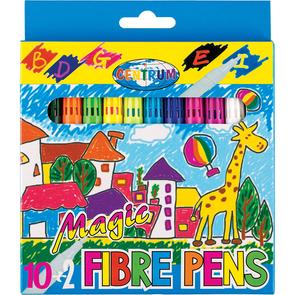 Флумастери Centrum 88830 10 цвята + 2 magic - Image 1
