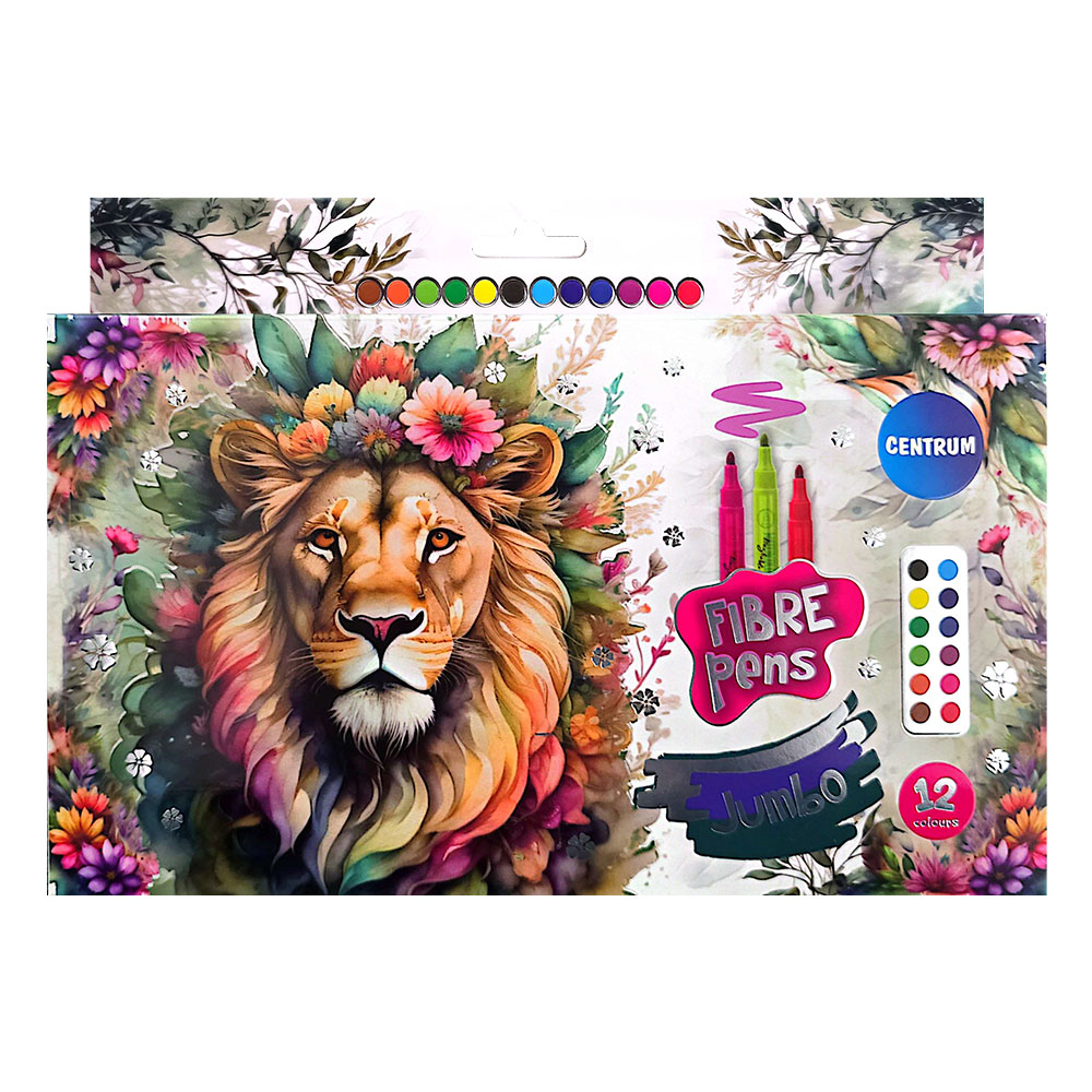 Флумастери Centrum Jumbo 12 цвята - Image 1