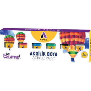 Акрилни бои Adel Classic Colors 25мл 6цв