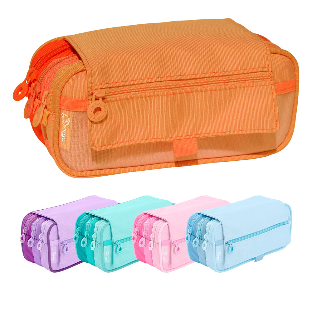 Несесер OfBox Triple Blush 3 ципа асорти - Image 1