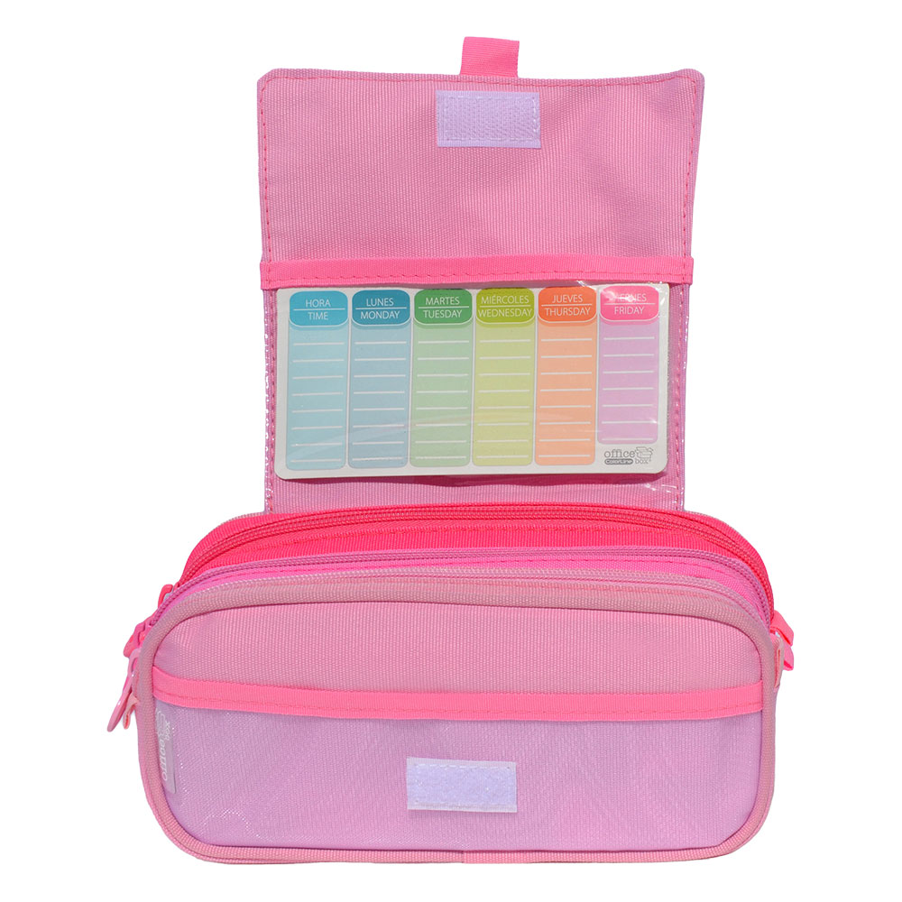 Несесер OfBox Triple Blush 3 ципа асорти - Image 2