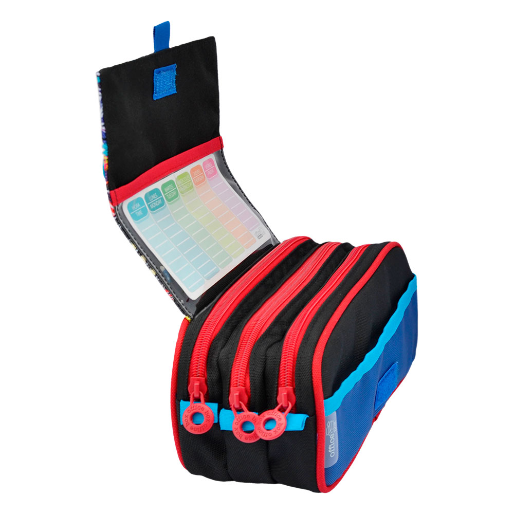 Несесер OfBox Colorline за момиче/момче, 3 ципа - Image 2