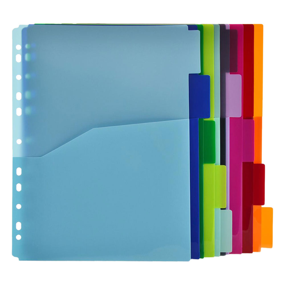 Разделител PVC OfBox A4 10 цвята - Image 1