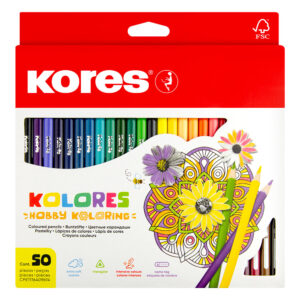 Цветни моливи Kores Kolores 50 цвята