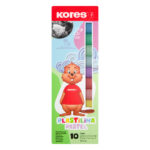 Пластилин Kores Paste 10 цвята 200 гр.