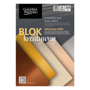 Декоративен блок Satin Effect А4 5цв 15л
