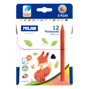 Пастели MILAN Plastipastel 12 цвята