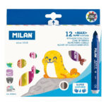 Флумастери MILAN Maxi 12 цвята