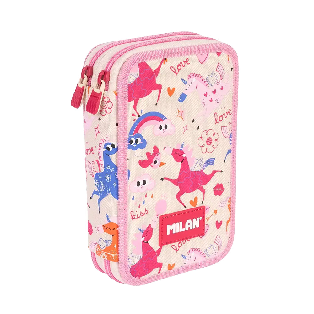 Несесер MILAN Flowicorn 2 ципа 36 части - Image 1