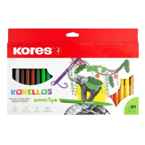 Флумастери Kores Korellos Conic 24 цвята