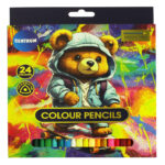 Цветни моливи Centrum Bear 24 цвята дълги