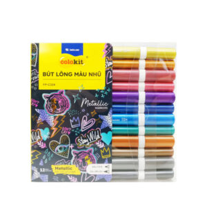 Флумастери Colokit FP-C024 двувърхи 12 цвята