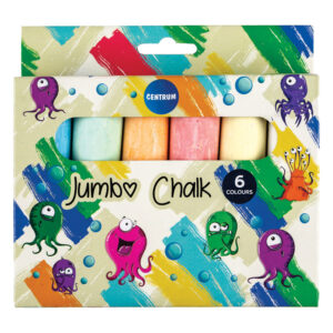 Тебешир Centrum Jumbo цветен опаковка 6 броя