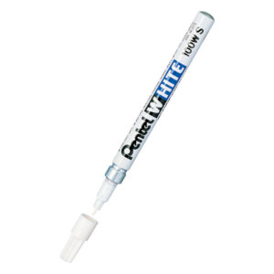 White маркер Pentel X100WS/WM/W - 2/3,9/6,6 мм. кръгъл, бял