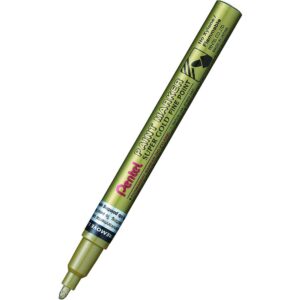 Paint маркер Pentel MSP10 - 2.9 мм. кръгъл, сребро/злато/бял