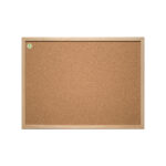Коркова дъска 2x3 с дървена рамка - 4 размера