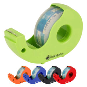Диспенсър+тиксо Kangaro TD-18, 19 мм./24 м.  асорти