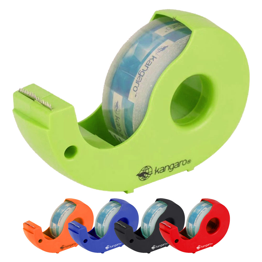 Диспенсър+тиксо Kangaro TD-18, 19 мм./24 м.  асорти - Image 1