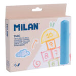 Цветен тебешир MILAN Maxi 6 броя