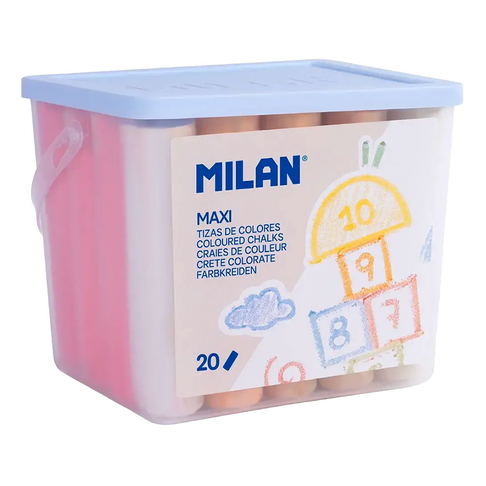 Цветен тебешир MILAN Maxi 20 броя - Image 1